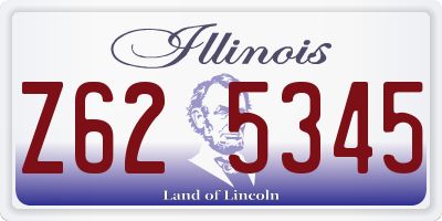 IL license plate Z625345