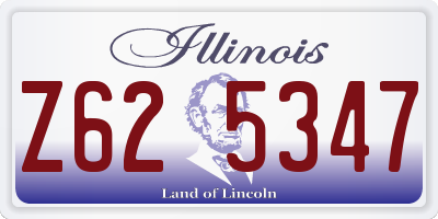IL license plate Z625347