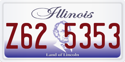IL license plate Z625353