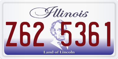 IL license plate Z625361