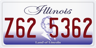 IL license plate Z625362