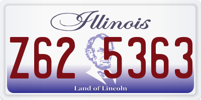 IL license plate Z625363