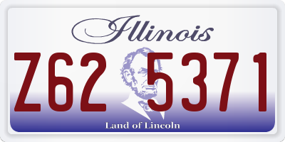 IL license plate Z625371
