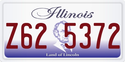 IL license plate Z625372