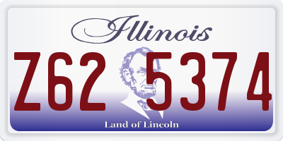 IL license plate Z625374