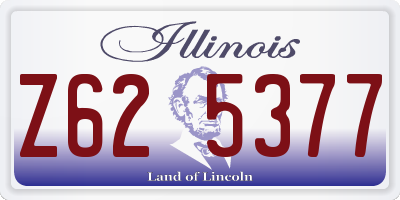 IL license plate Z625377