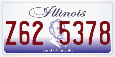 IL license plate Z625378