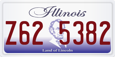 IL license plate Z625382