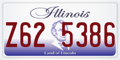 IL license plate Z625386