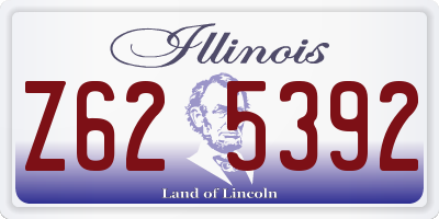 IL license plate Z625392