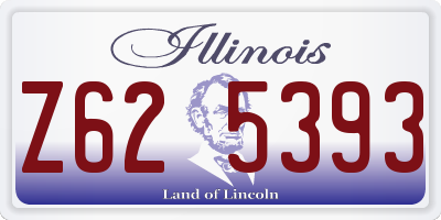 IL license plate Z625393