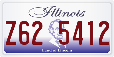 IL license plate Z625412