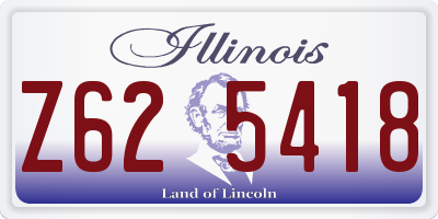 IL license plate Z625418