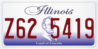 IL license plate Z625419