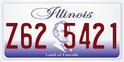 IL license plate Z625421