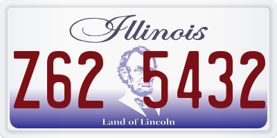 IL license plate Z625432