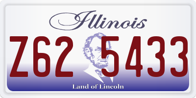 IL license plate Z625433