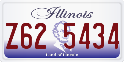 IL license plate Z625434