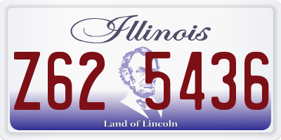 IL license plate Z625436