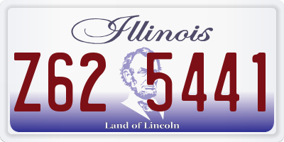 IL license plate Z625441