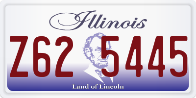 IL license plate Z625445