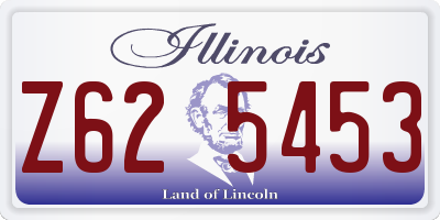 IL license plate Z625453