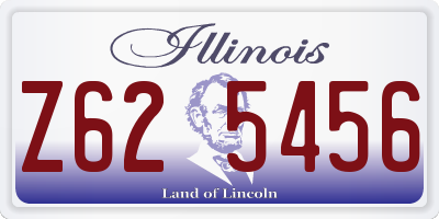 IL license plate Z625456