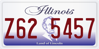 IL license plate Z625457