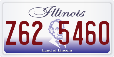 IL license plate Z625460