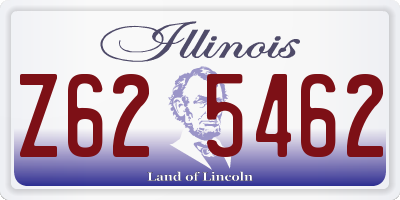 IL license plate Z625462