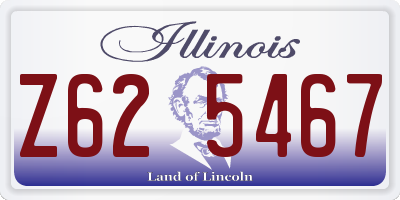 IL license plate Z625467