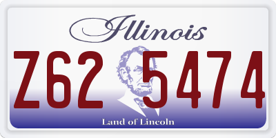 IL license plate Z625474
