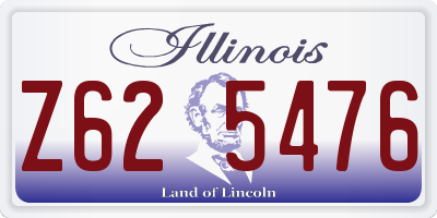 IL license plate Z625476