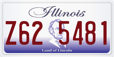 IL license plate Z625481