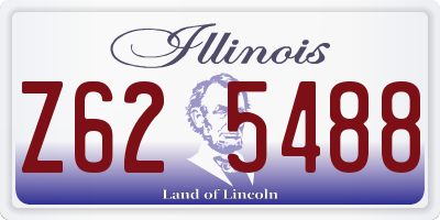 IL license plate Z625488
