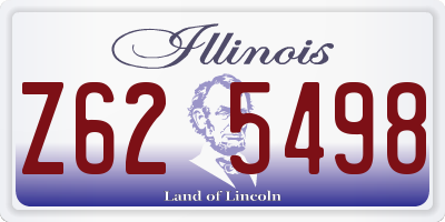 IL license plate Z625498