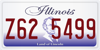 IL license plate Z625499
