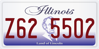 IL license plate Z625502