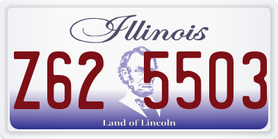 IL license plate Z625503