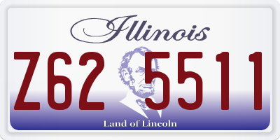 IL license plate Z625511