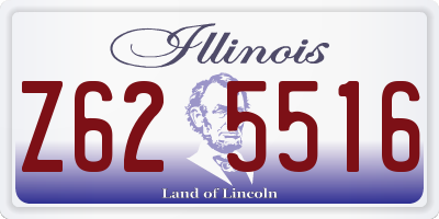 IL license plate Z625516