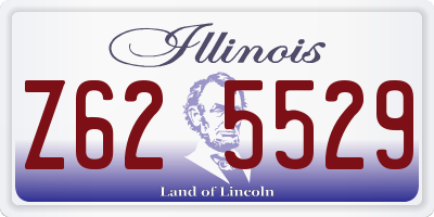 IL license plate Z625529
