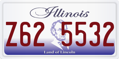 IL license plate Z625532