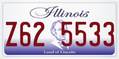 IL license plate Z625533