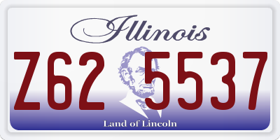 IL license plate Z625537