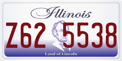 IL license plate Z625538