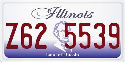 IL license plate Z625539