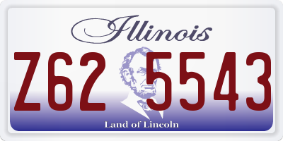 IL license plate Z625543
