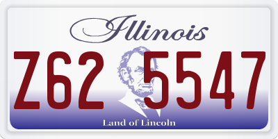 IL license plate Z625547