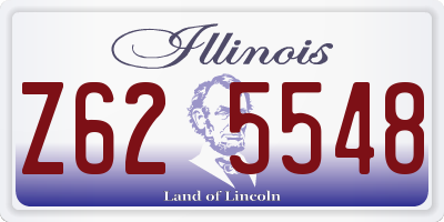IL license plate Z625548